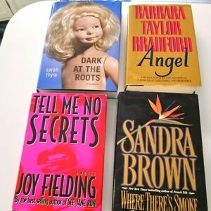 Bundle of 4 Hardback Fiction Books in great used condition